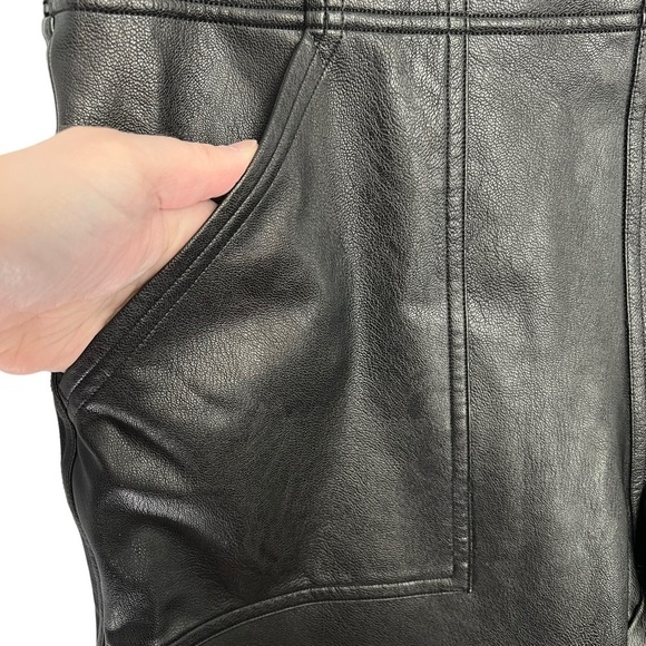 Spanx Leather Like Jogger Black Size L NEW - Picture 11 of 15